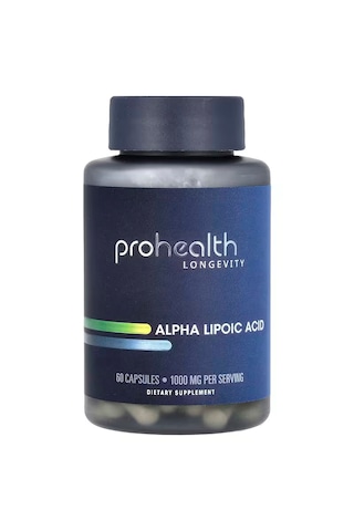 Prohealth Longevity Alpha Lipoic Acid Cellular Health 1000 Mg 60 Capsules Aromasız