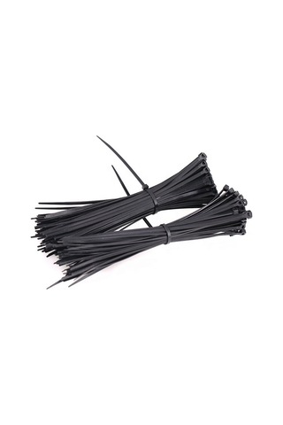 Gwest Siyah Kablo Bağı Plastik Cırt Kelepçe 3.6x200mm 100 Adet Siyah 3.6x200 Mm