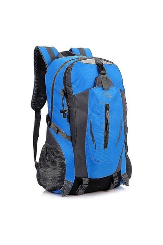 40l Büyük Su Geçirmez Sırt Çantası Kamp Yürüyüş Açık Hava Seyahat Sırt Çantası C Qd Turuncu Çok Renkli