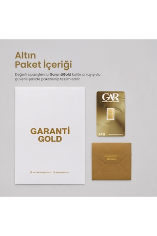Garanti Gold 2,5 Gr Külçe Altın