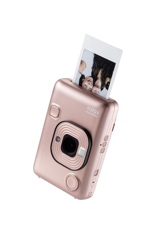Fujifilm Instax Mini Liplay Hybrid Blush Gold Fotoğraf Makinesi Çantalı Set 3