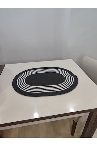 Banyo Takımı 6 Parça: Kirli Sepeti, Paspas, Organizer Sepet, Polip-tress Malzeme Antrasit - Beyaz