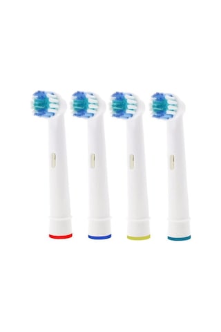 Tüm Şarjlı Diş Fırçaları ile Uyumlu 4'lü Yedek Başlık