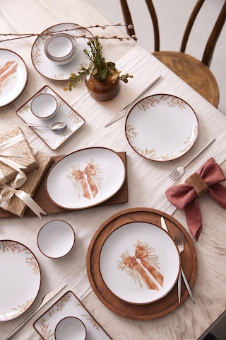 Kütahya Porselen Serenza 14 Parça 6 Kişilik Kahvaltı Takımı 417663 Çok Renkli