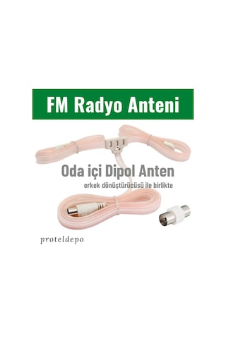 Irenis Fm Radyo Anteni Erkek/Dişi Tuner Müzik Sistemi için