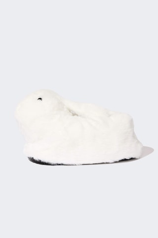 DeFacto Kız Çocuk Düz Taban Panduf A9709A824WNWT1 Beyaz