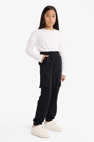Defacto Kız Çocuk Beli Lastikli Kargo Jogger Eşofman Altı E6928a825aubk81 Siyah