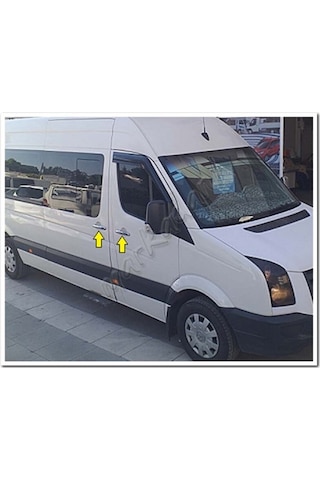 Db Chrome Vw Crafter Kapı Kolu Nikelajı 2006-2017 4 Kapı P.Çelik