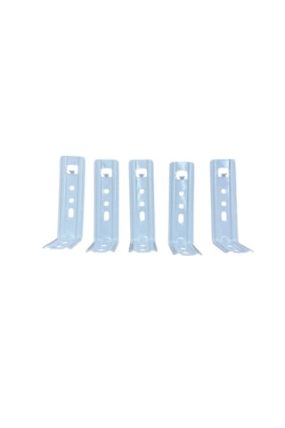 5 Adet Zebra&stor Perde Duvar Montaj Aparatı L Ayak 10cm Beyaz