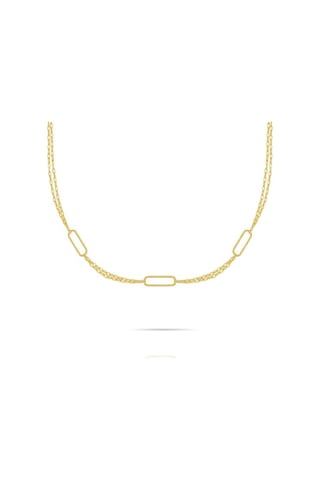 Opsobjects OPS-LUX209CL Çelik Kolye Altın