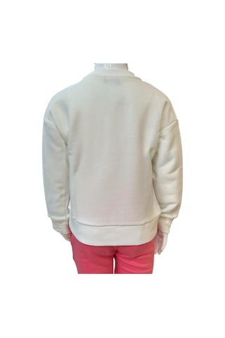 Benetton Kız Çocuk Ekru Sweatshirt Ekru