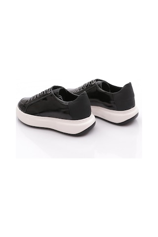 Dgn 21096 Erkek Casual Ayakkabi Siyah Rugan Siyah