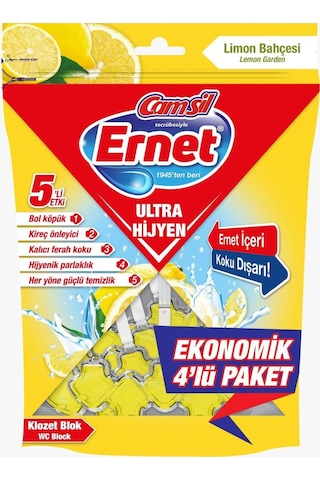 Klozet Bloğu Paketi Çiçek Karnavalı - Limon Bahçesi - Çamaşır Suyu Katkılı