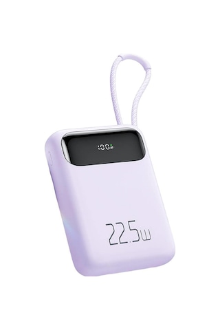Mcdodo Mc-3245 22.5w Pd+qc 10000 Mah Powerbank & Type-c Şarj Kablosu - Mor