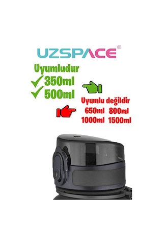 350-500ml Uyumlu Yedek Kapak --sadece Uzspace İle Uyumludur---t