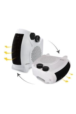 Jopus 2000w Isıtıcı Fan Termostatlı, Sıcak-soğuk Hızlı Isıtma, 25 M² Alan Kapasitesi