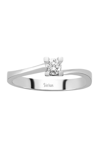 Sirius G Renk 0,18 Ct Pırlanta Tektaş Yüzük 0815R0082