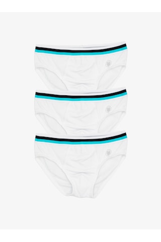 Blackspade Erkek Çocuk Külot 3'lü Paket 9394 - Beyaz