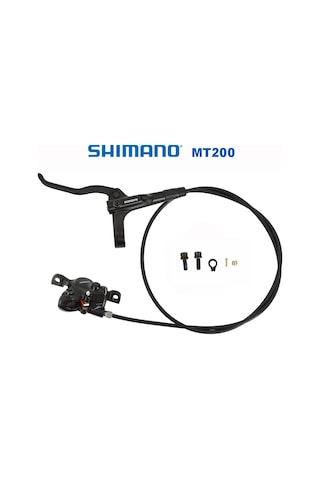 Shimano 1000mm Bl-mt200+br-mt200 Ön Hidrolik Disk Fren Seti Siyah Shimano 1000mm Bl-mt200+br-mt200 Ön Hidrolik Disk Fren Seti Siyah