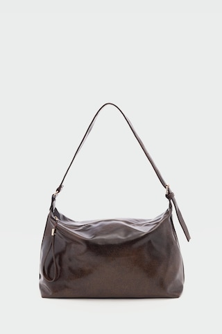 Gabrielle Salaş Omuz Çantası Kahve Kahverengi - Siyah - Bej