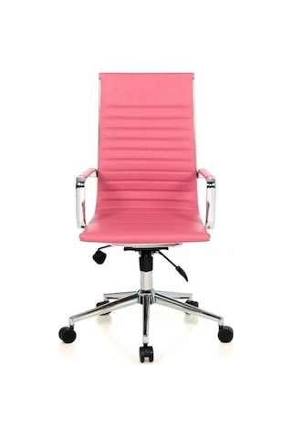 Aykanoffice Aykan Ofis Riva Pembe Yönetici Koltuğu