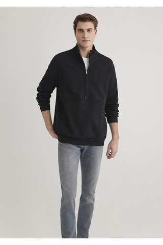 Mavi - Yarı Fermuarlı Siyah Sweatshirt 0s10331-900 Siyah