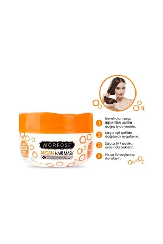 Argan Saç Maskesi 500 Ml - Boyalı Ve Röfleli Saçlar - Mrfs