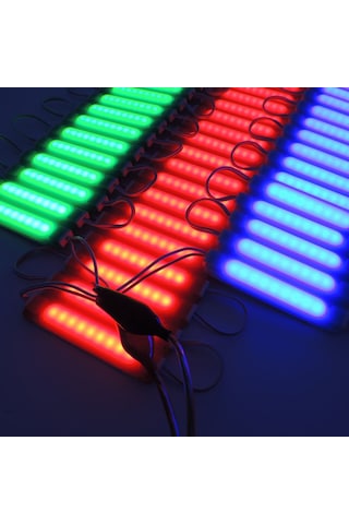 Sunlight Ekstra Parlak Işık Parmak Led 9 Led 20 Modül 12V 3 Renk
