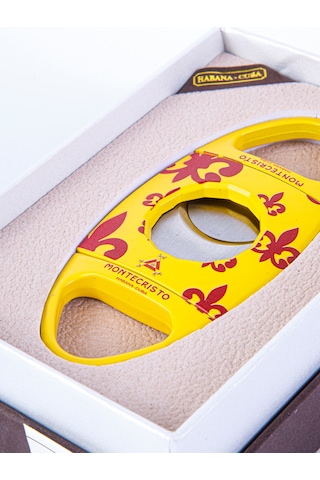 Cohiba Monte Cristo Özel Üretim Sarı Metal Puro Makası Kesici