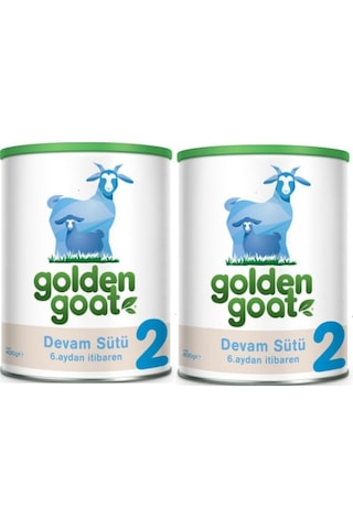 Golden Goat 2 Keçi Sütlü Devam Sütü 6+ Ay 2 x 400 G
