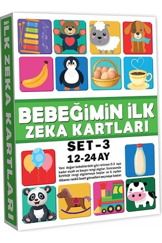 2212 Eğitici Kartlar 12-24 Ay Zeka Kartları -dıytoys