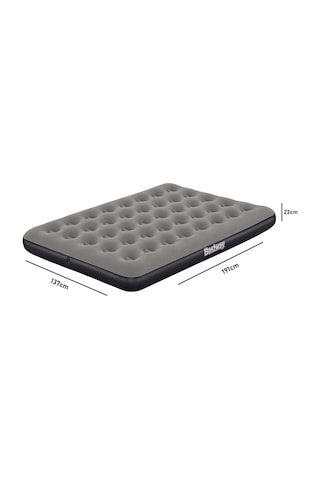 Bestway Ultra Queen 2 Kişilik Şişme Yatak + El Pompası Hediyeli 191x137x22cm 671gz Bw143 Gri
