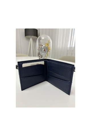 Store Erkek Kartlık Ve Cüzdan Takımı Kaliteli Şık Tasarım Kullanışlı Bölmeler Lacivert