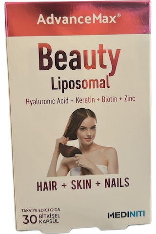 Advancemax Beauty Lipozomal Hyalüronik Asit Keratin Biotin Zn 30 Kapsül 8684375607556