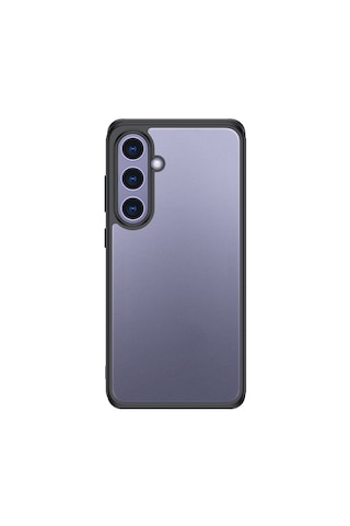 Samsung Galaxy Uyumlu S25 Kılıf Kenar Korumalı Arkası Şeffaf Kapak