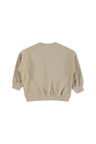 Civil Baby Gökkuşağı Baskılı 3-18 Ay Sweatshirt - Bej Vizon Melanj