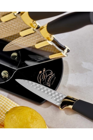 Cooker Ckr2819 6prç Lüx Bıçak Seti Gold Altın