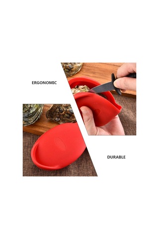 Sones Silikon Açık Oysters El Koruma Aleti Kırmızı