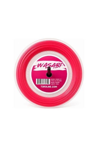 Toroline Wasabi Tenis Tel Makarası 1.23mm Neon Pembe Spin Ve Güç İçin İdeal