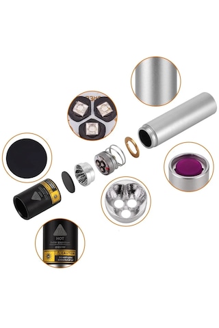 15 Watt 365nm Ultraviyole Para Işığı Wt-305 Siyah