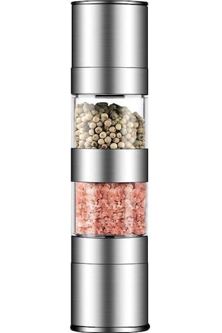 2'si 1 Arada Tuz Ve Karabiber Öğütücü Seti, Ayarlanabilir Seramik Rotorlu Paslanmaz Çelik Öğütücü, Tuz Değirmeni Ve Cezve 46566102
