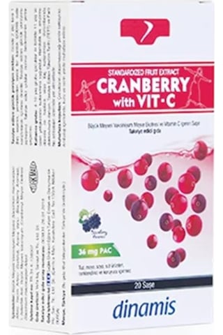 Dinamis Cranberry With Vit-c Takviye Edici Gıda 20 Saşe 868076308