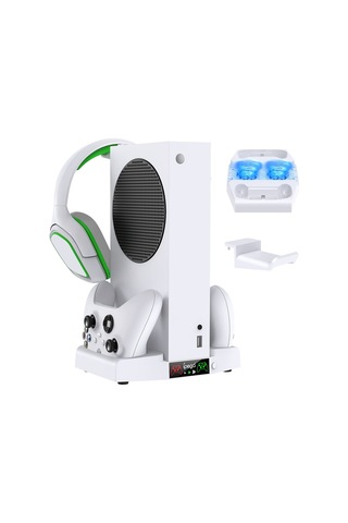 Xbox Series S Fanlı Şarj İstasyonlu Kulaklık Askılı Stand