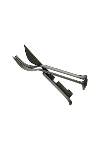 Evolite Combo 3 İn 1 Çatal Kaşık Set Haki