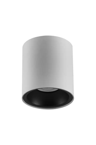 Silindir Sıva Üstü Led Spot Beyaz Siyah 5w