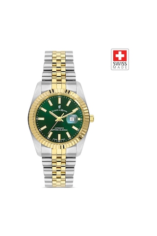 Inspıratıon Jwl04101 Sellita Sw100, 25 Jewels Otomatik Mekanizmalı, Swiss Made Kadın Kol Saati Gold - Gümüş