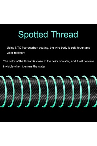 2 Adet Açık Hava Balıkçılık Anti-karışıklık Benekli Görünmez Misina Seti Ölçekli, Boyut: 3.6m 5.0 Sarı