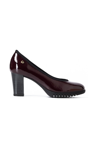 Bordeaux Naplack Topuklu/ Stiletto Kadın 264852ds Donna Serena 4852 Ds Bordeaux Naplack