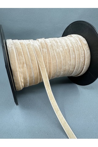 Paşateks- 1 Cm Düz Kadife-5 Metre Gri