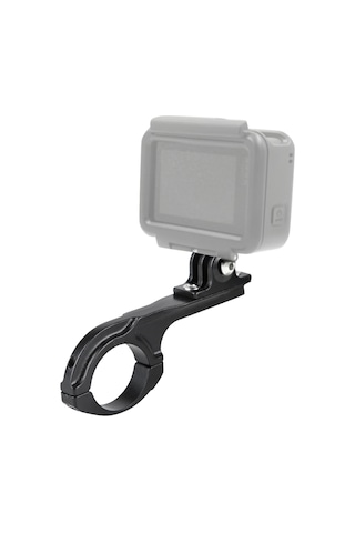 Ximistore9 Alüminyum Gopro Bisiklet Tutucu - Gopro 3/4/5/6/7 Uyumlu, Sabit Montaj, Spor Ve Outdoor Video Çekimi İçin Elini Serbest Bırak Siyah